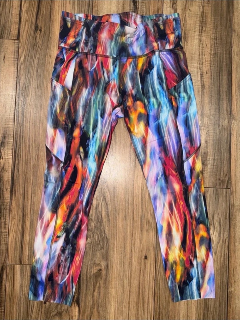 lululemon athletica women’s Multicolor Swirl Print Leggings